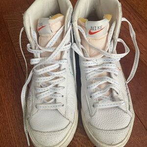 Nike White High-Top Sneakers